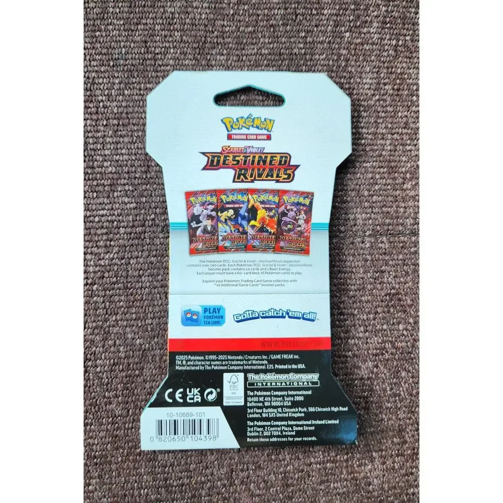 Pokemon SV10 Destined Rivals Sleeved Booster Pack | Ethan & Ho-Oh